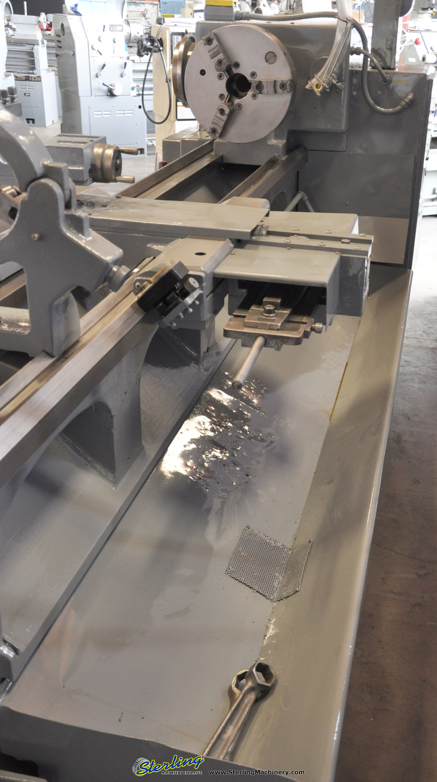 21'' x 54'' Used Lodge & Shipley Engine Lathe, Mdl. 2013 AVS, 3 & 4 Jaw Chuck, Tool Post, Live Center, General Electric Speed Variator, 10 H.P. #A1670-42