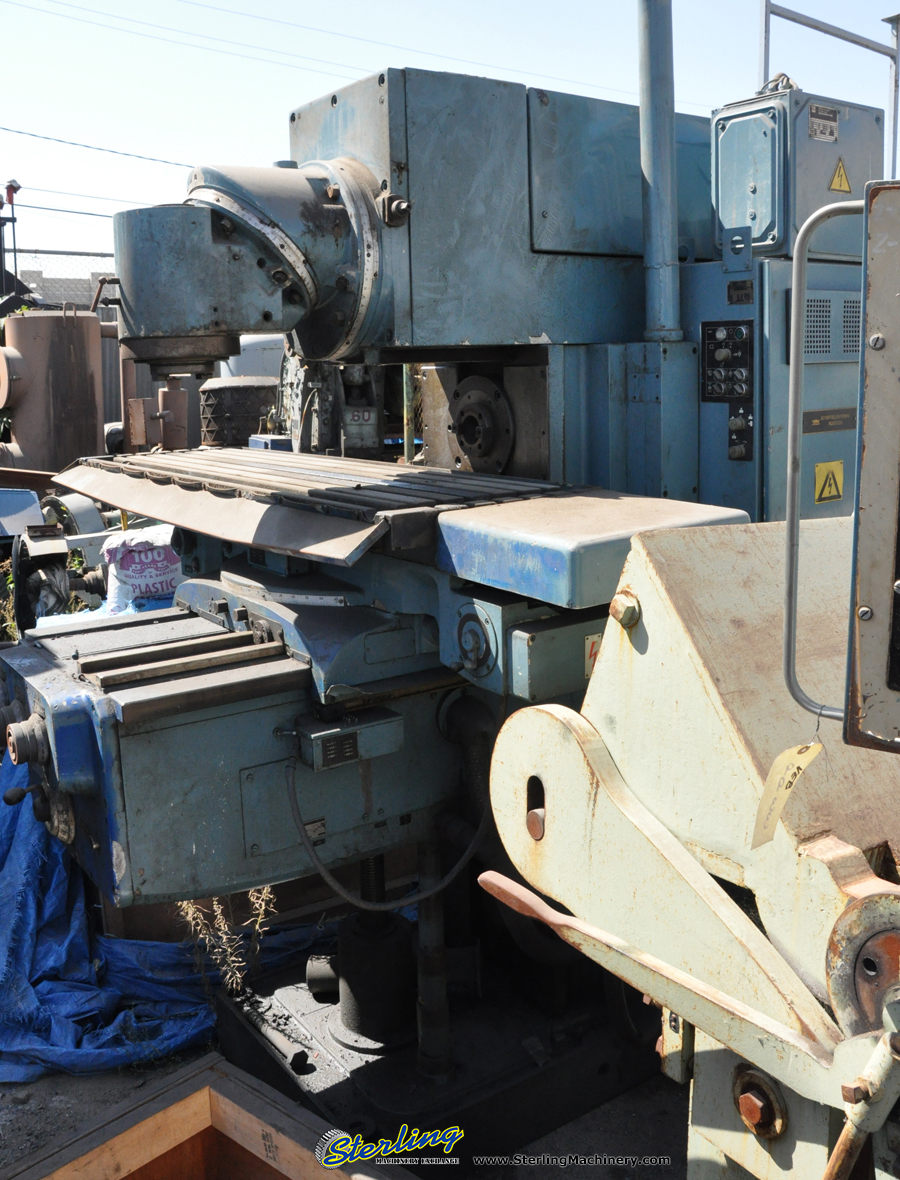 18 x 71" Used Heckert Combination Horizontal- Vertical Mill-44