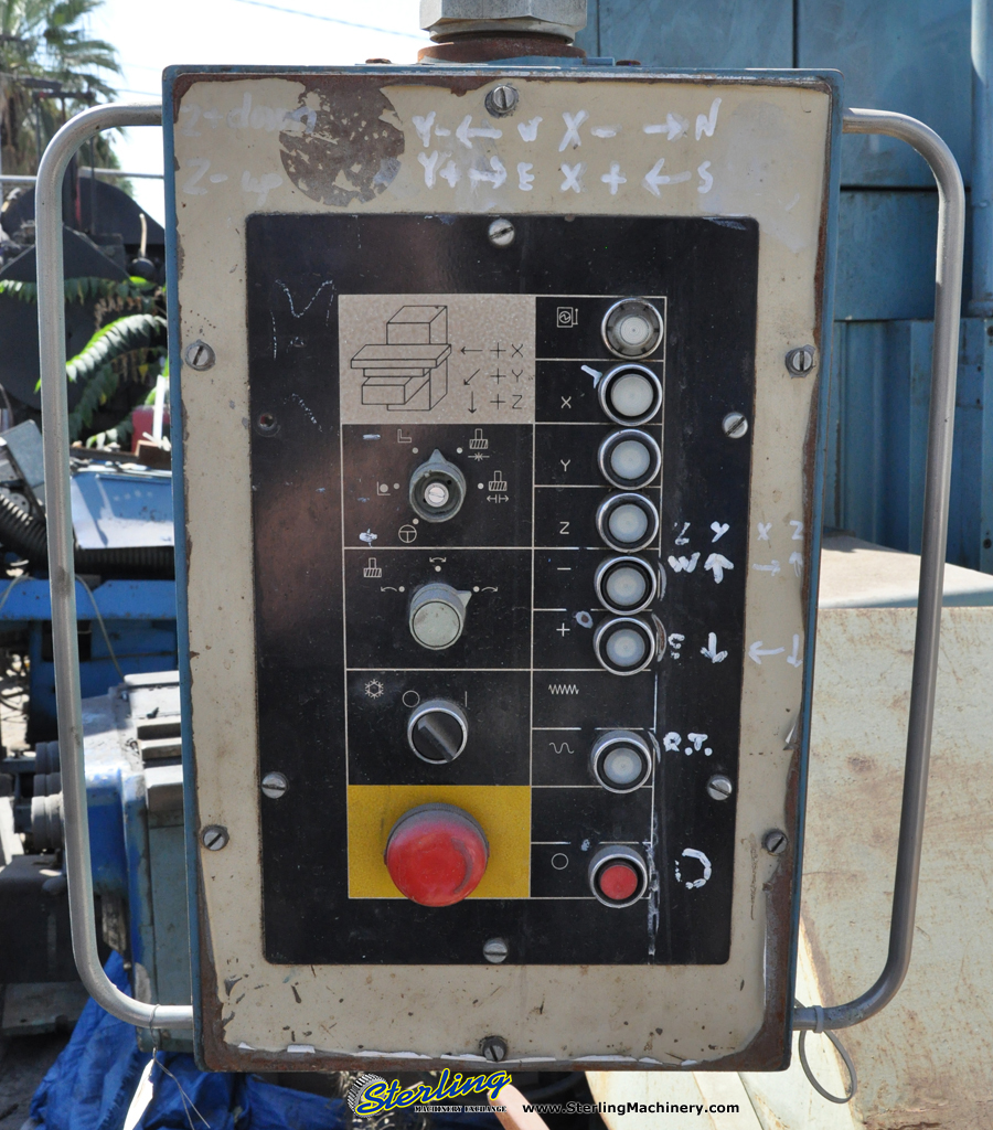 18 x 71" Used Heckert Combination Horizontal- Vertical Mill-44