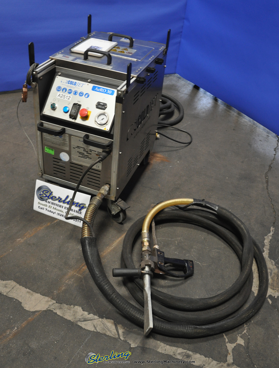 USED COLDJET 2A0150 Ice Blasting Machine, Mdl. AERO 30 , 2 Nozzles, 178 Hours, Emergency Stop, Year (2007)-50