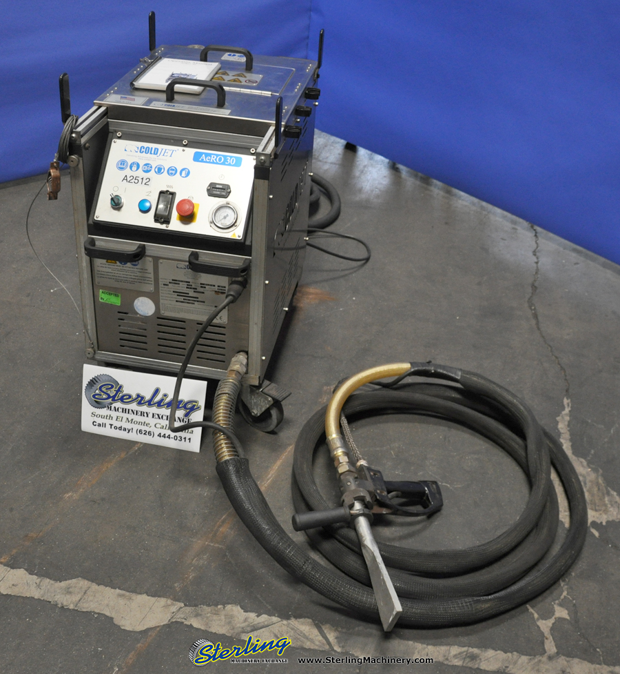 USED COLDJET 2A0150 Ice Blasting Machine, Mdl. AERO 30 , 2 Nozzles, 178 Hours, Emergency Stop, Year (2007)-50