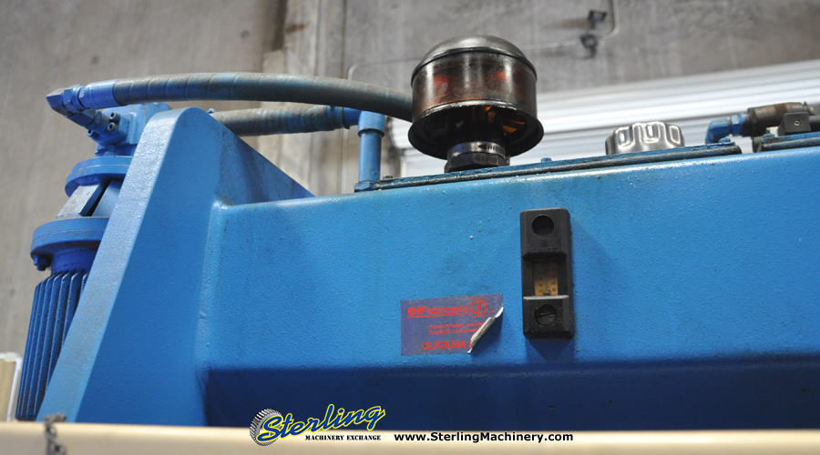 45 Ton x 5' Used Atlantic Hydraulic Press Brake, Mdl. HDE45-5, Tonnage Indicator, Light Curtains, Rear Safety Guard-52