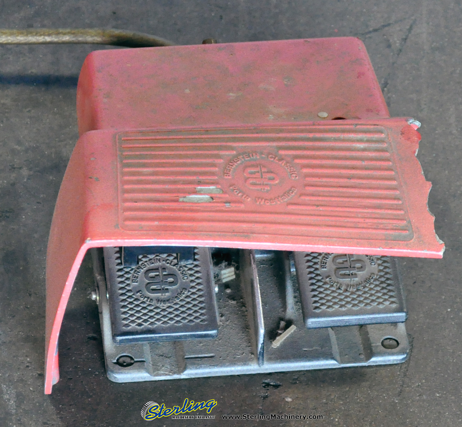 45 Ton x 5' Used Atlantic Hydraulic Press Brake, Mdl. HDE45-5, Tonnage Indicator, Light Curtains, Rear Safety Guard-52