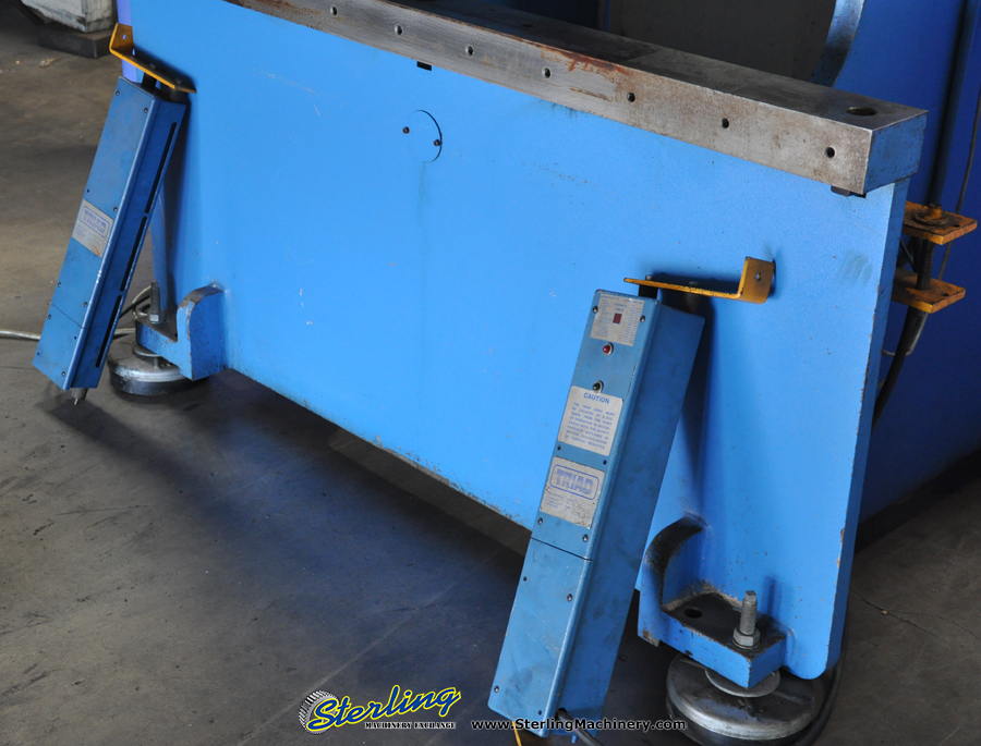 45 Ton x 5' Used Atlantic Hydraulic Press Brake, Mdl. HDE45-5, Tonnage Indicator, Light Curtains, Rear Safety Guard-52