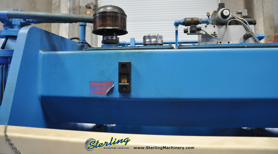 45 Ton x 5' Used Atlantic Hydraulic Press Brake, Mdl. HDE45-5, Tonnage Indicator, Light Curtains, Rear Safety Guard-52