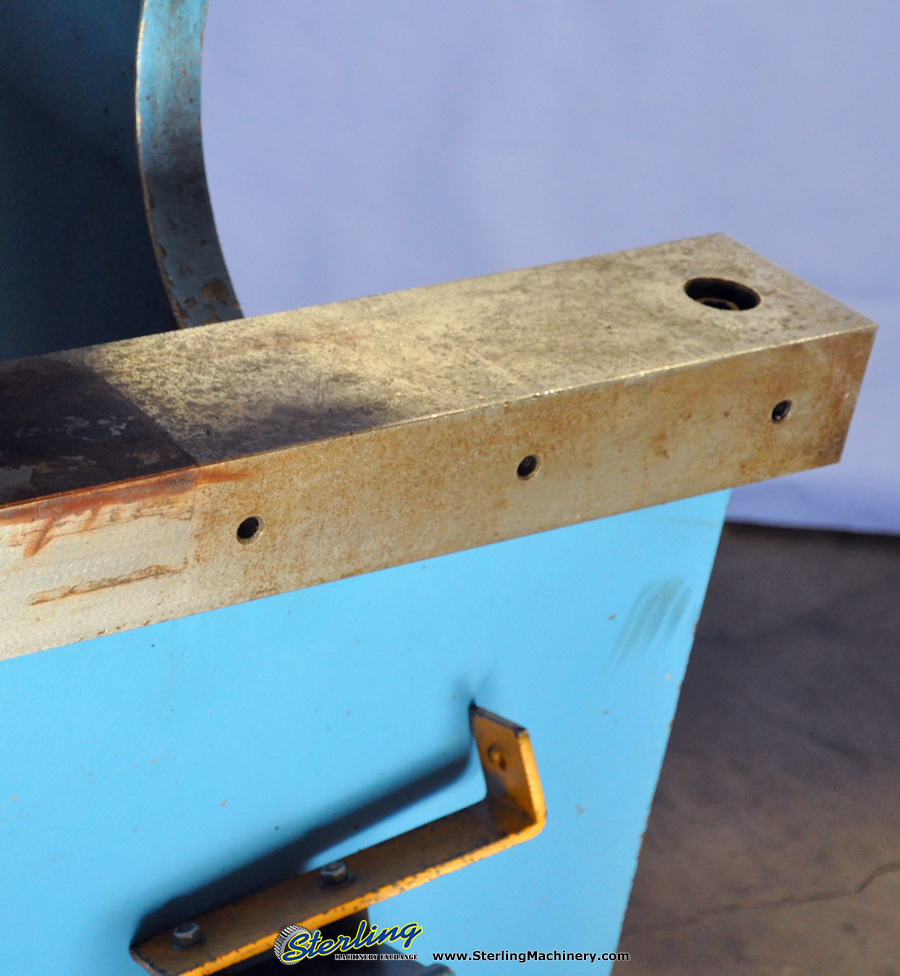 45 Ton x 5' Used Atlantic Hydraulic Press Brake, Mdl. HDE45-5, Tonnage Indicator, Light Curtains, Rear Safety Guard-52