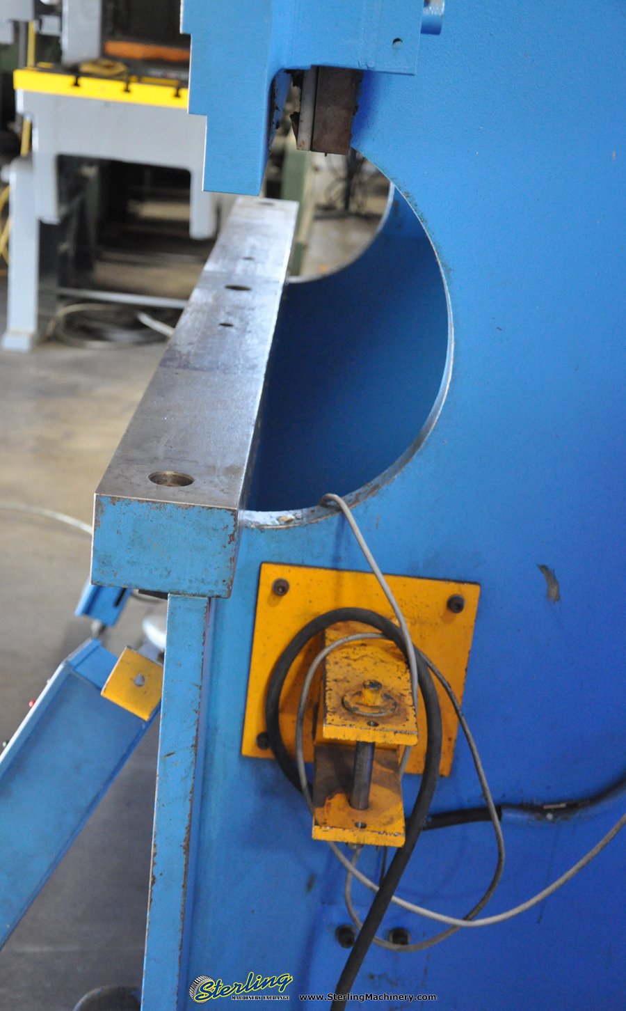 45 Ton x 5' Used Atlantic Hydraulic Press Brake, Mdl. HDE45-5, Tonnage Indicator, Light Curtains, Rear Safety Guard-52