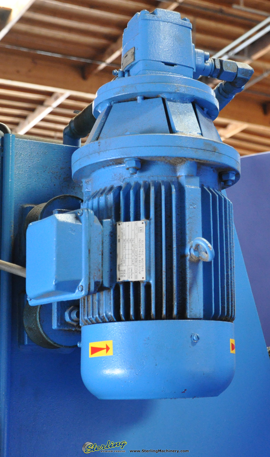 45 Ton x 5' Used Atlantic Hydraulic Press Brake, Mdl. HDE45-5, Tonnage Indicator, Light Curtains, Rear Safety Guard-52