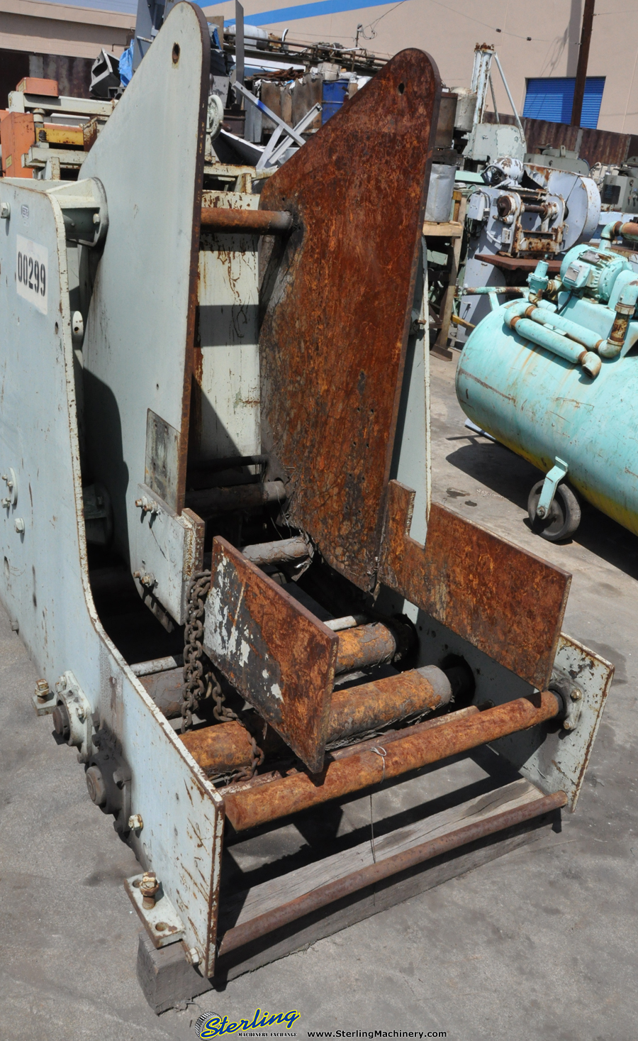 12,000 Lbs. x .135 x 20" Used Rowe Coil Cradle Straightener-53