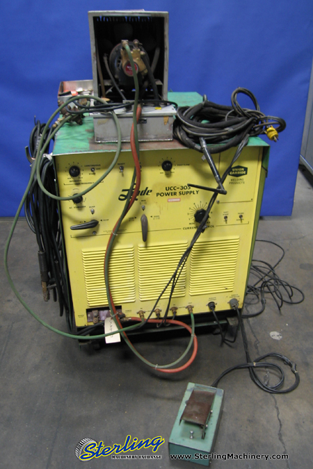 300 Amp Used Linde Tig Welder, Mdl. UCC- 305,Water Cooler, Single Phase-56