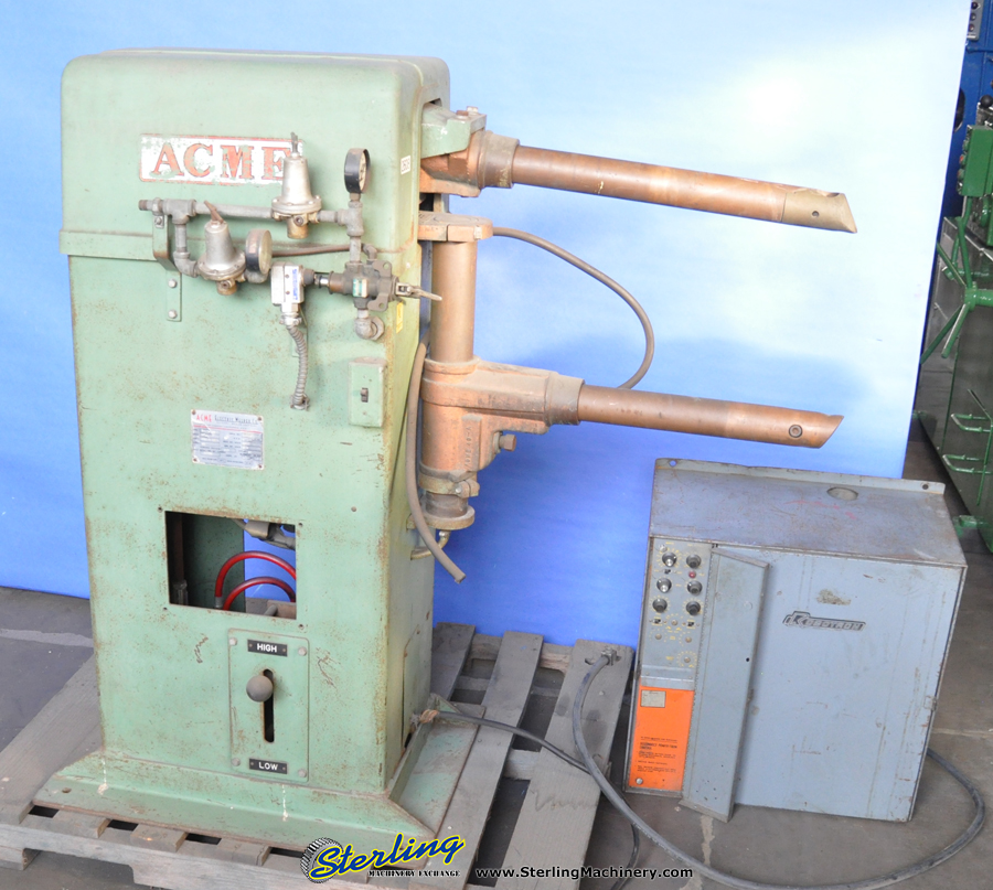100 KVA x 18 Used Acme Rocker Arm Spot Welder(NO ARMS)wtih Solid State Controls-58