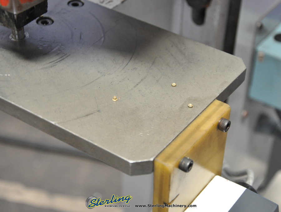 Used B & TR Rivet Machine, Mdl. HS20, Dual Palm Control, Foot Pedal, Hopper and Feeder-61