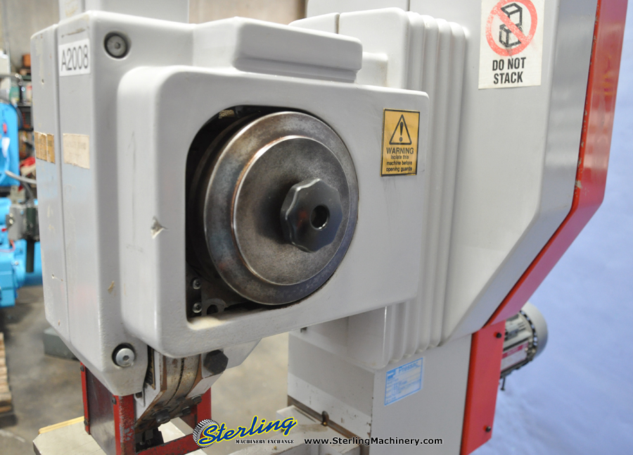 Used B & TR Rivet Machine, Mdl. HS20, Dual Palm Control, Foot Pedal, Hopper and Feeder-62