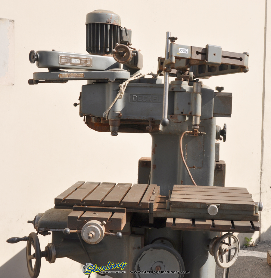 Used Deckel Pantograph Machine, Mdl. KF12, Pallet of Tooling and Extra Parts-71