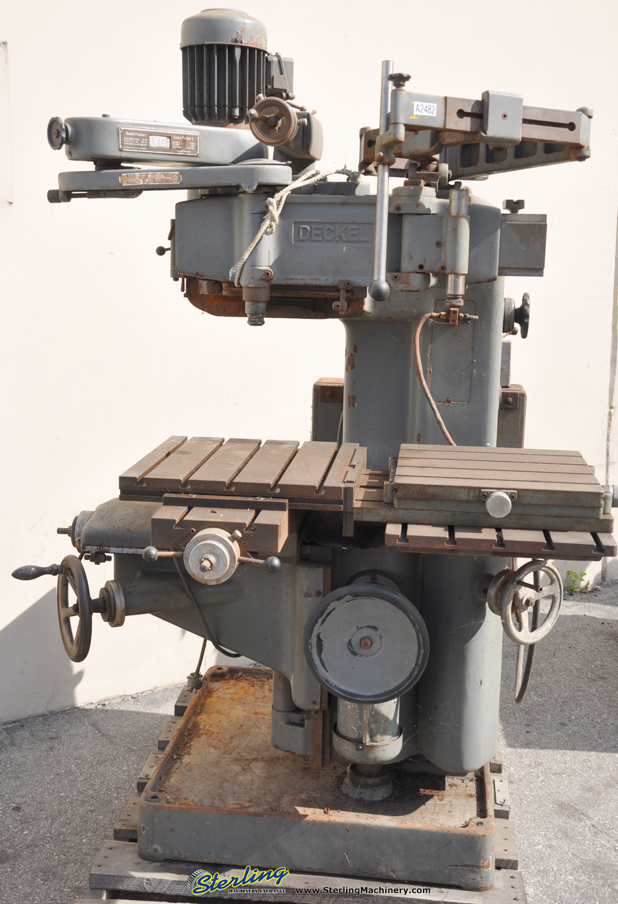 Used Deckel Pantograph Machine, Mdl. KF12, Pallet of Tooling and Extra Parts-71