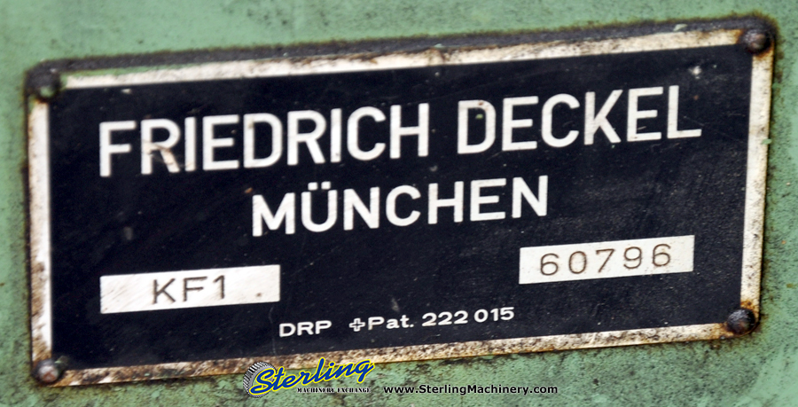 18 x 18" Used Friedrich Deckel Pantograph Machine-72