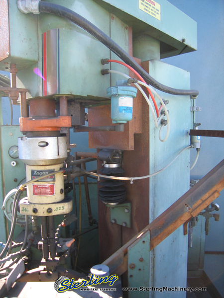 Used Snow Drill Machine (Automatic), Mdl. Special Machine, (8) Station Vertical Rotary Indexer, Auto Cycles, Parts Loader, Horsepower: 1/2 - 1 1/2, Year (1983)-75