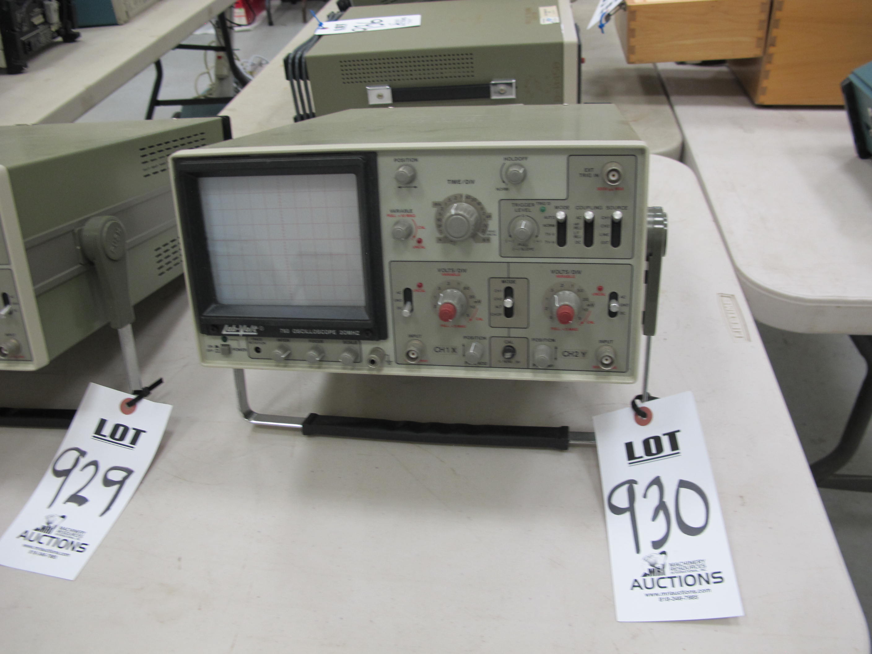 LAB-VOLT MODEL 793 OSCILLOSCOPE 20MHZ (G-49) LOADING & HANDLING FEE $5-