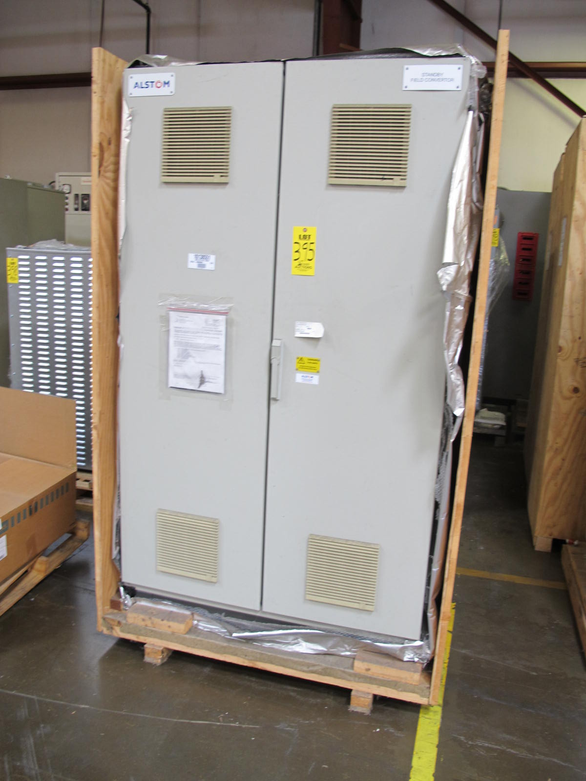 ALSTOM GENERATOR, ELECTRIC TYPE, STAND-BY, TURBINE KIND. PURCHASED ON PO 8H031003, REF AR 040801830. LOCATED AT W-50. LOADING AND HANDLING FEE $25-395
