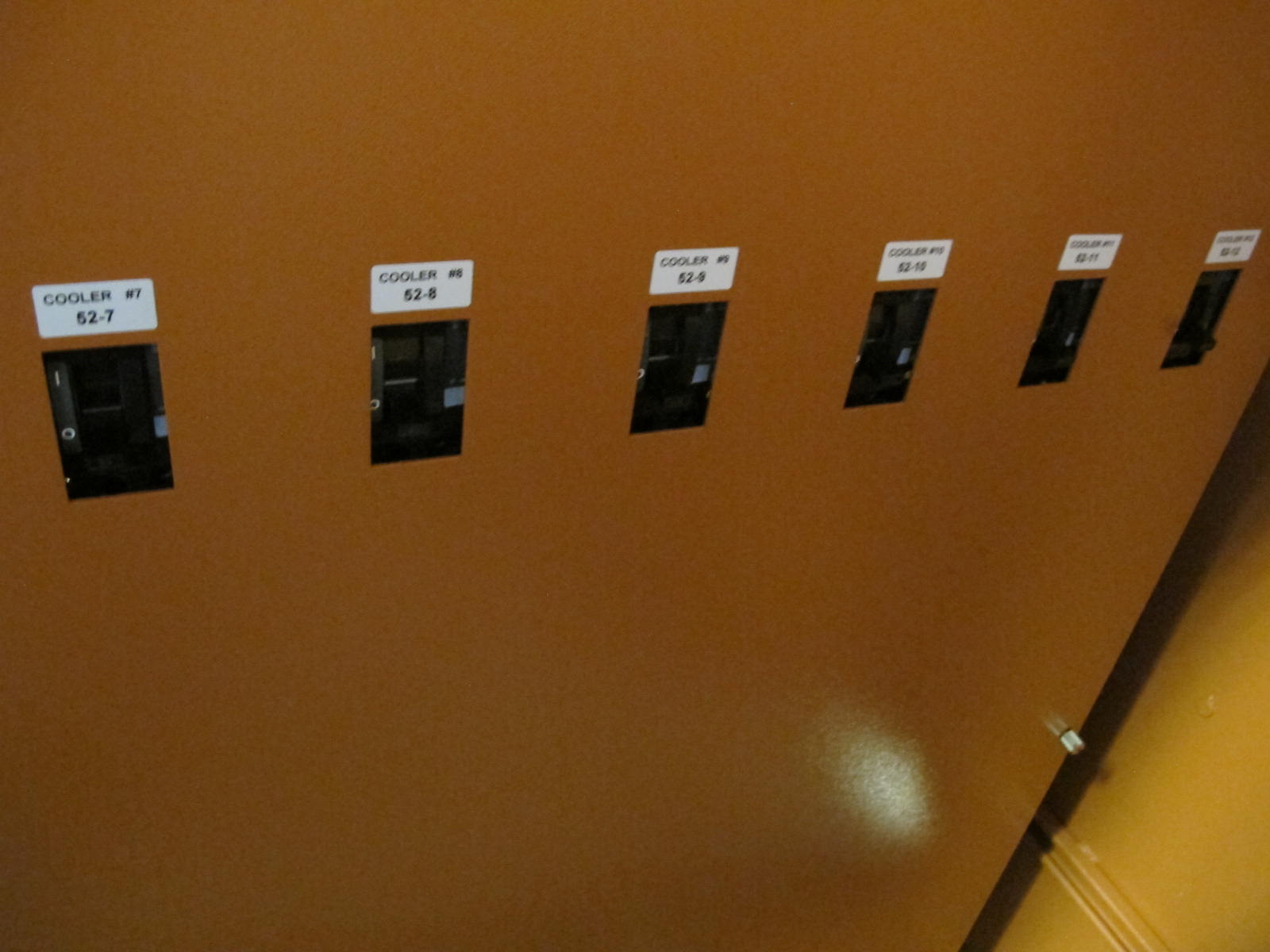 (2) ESSMETRON TRANSFORMER CONTROL CABINETS W/ PRIMARY HEATER AND CONTROL BREAKERS. LOCATED AT W-50 . LOADING AND HANDLING FEE $25-397