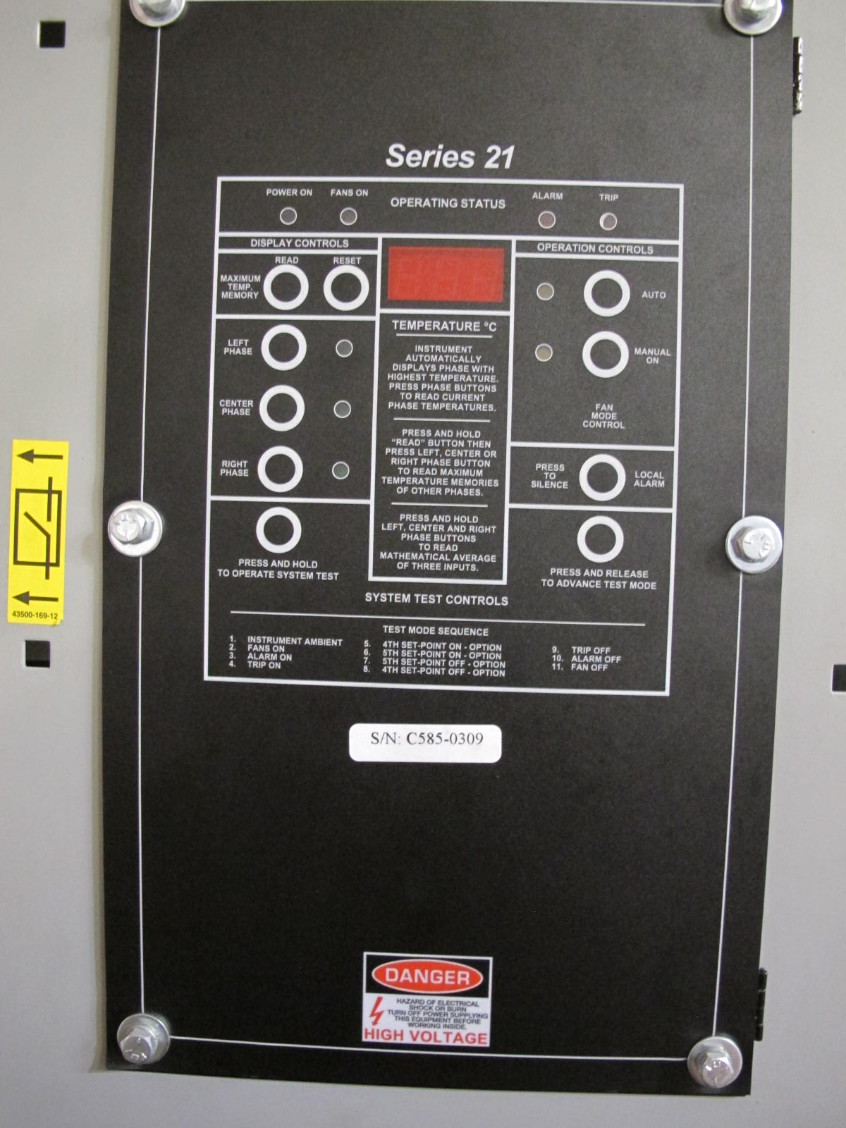 SQUARE-D, TRANSFORMER, DRY, MODEL POWER DRY II, 750 KVA, SELF-COOLED KIND, 3 PHASE, 4160D/480D VOLT RATING.. LOCATED AT W-50 . LOADING AND HANDLING FEE $25-405