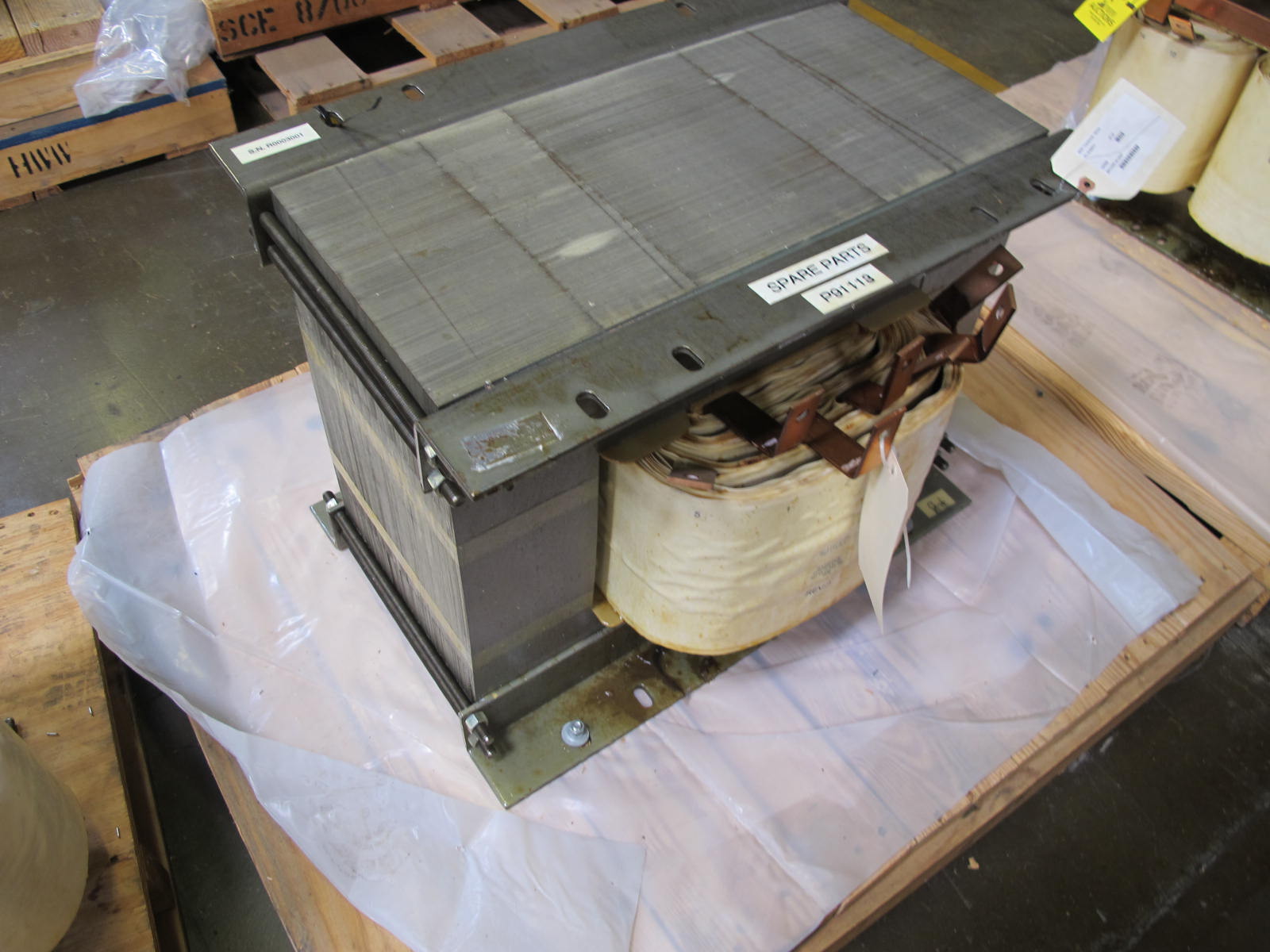 TRANSFORMER, 150 KVA, 217-290DC 120/208AC VOLT RATING, 120/208AC AMP, POWER KIND, 3 PHASE. FOR UNIT 3 NON-1E UPS INVERTER ONLYPARTS LIST 23778 ITEM TX811. LOCATED AT W-50 . LOADING AND HANDLING FEE $25-422