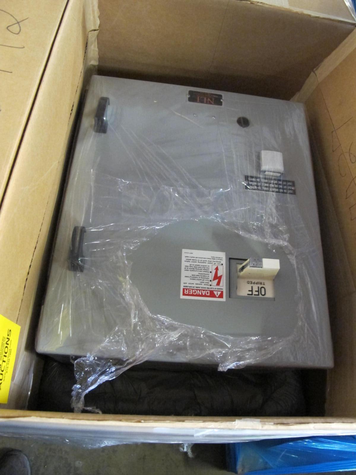 (12) NLI STARTERS, ELECTRIC MOTOR TYPE, MCC BUCKET KIND, 18"H X 14"W SIZE, 2 NEMA SIZE. COMPLETE WITH DOOR. INCLUDES THE FOLLOWING COMPONENTS: > NEMA SIZE 2 FULL VOLTAGE NON-REVERSING STARTER   (8536SD03V02BSX2222), WITH BIMETALLIC OVERLOAD   RELAY (INCLUDES THREEHEATERS) > 4NO <(>&<)> 4NC AUXILIARY CONTACTS > 50A MAGNETIC ONLY CIRCUIT BREAKER (HMCP050K2C) > 200VA CURRENT POTENTIAL. LOCATED AT W-50. LOADING AND HANDLING FEE $25-433