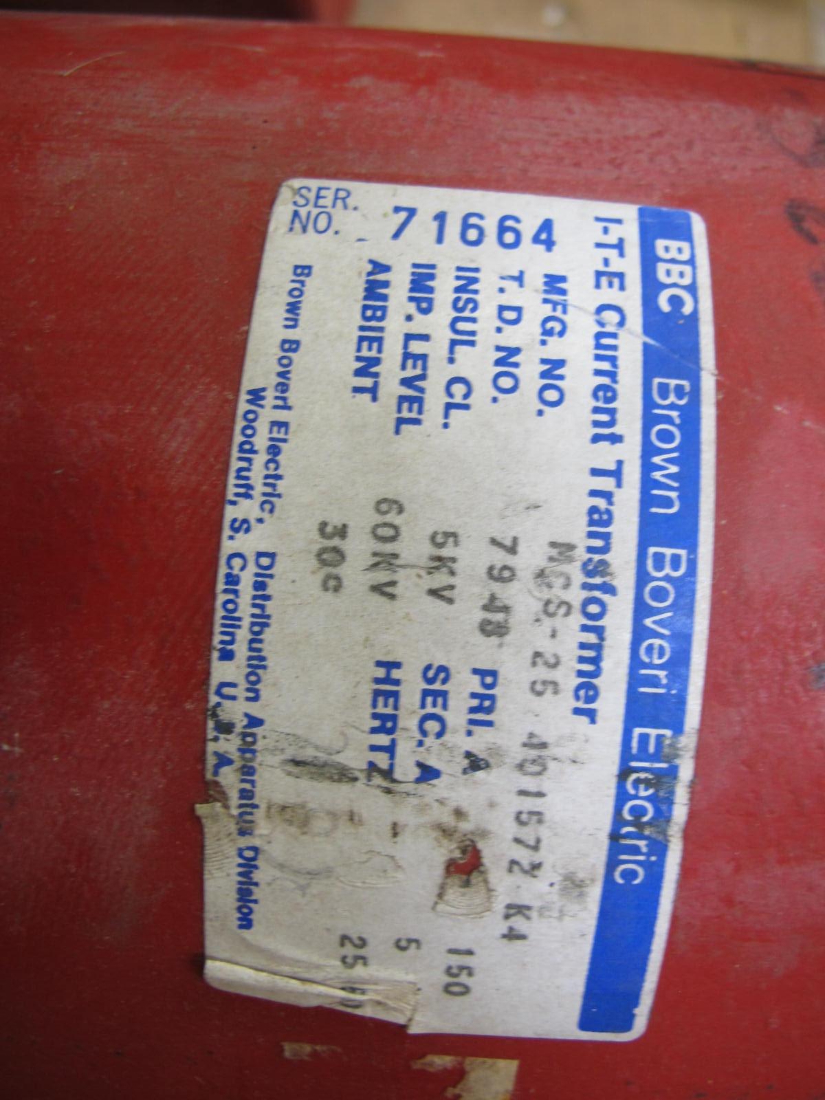 (7) STARTERS, ELECTRIC MOTOR TYPE, MCC BUCKET KIND, 18"H X 14"W SIZE, 1 NEMA SIZE. COMPLETE WITH DOOR. INCLUDES THE FOLLOWING COMPONENTS: > NEMA SIZE 1 FULL VOLTAGE REVERSING STARTER   (8736SC07V02BSX2222), WITH BIMETALLIC OVERLOAD   RELAY (INCLUDES THREE HEATERS) > 4NO <(>&<)> 4NC AUXILIARY CONTACTS > 15A MAGNETIC ONLY CIRCUIT BREAKER (HMCP015E0C) > 200VA CURRENT POTENTIAL TRANSFORMER. LOCATED AT W-50 . LOADING AND HANDLING FEE $25-438