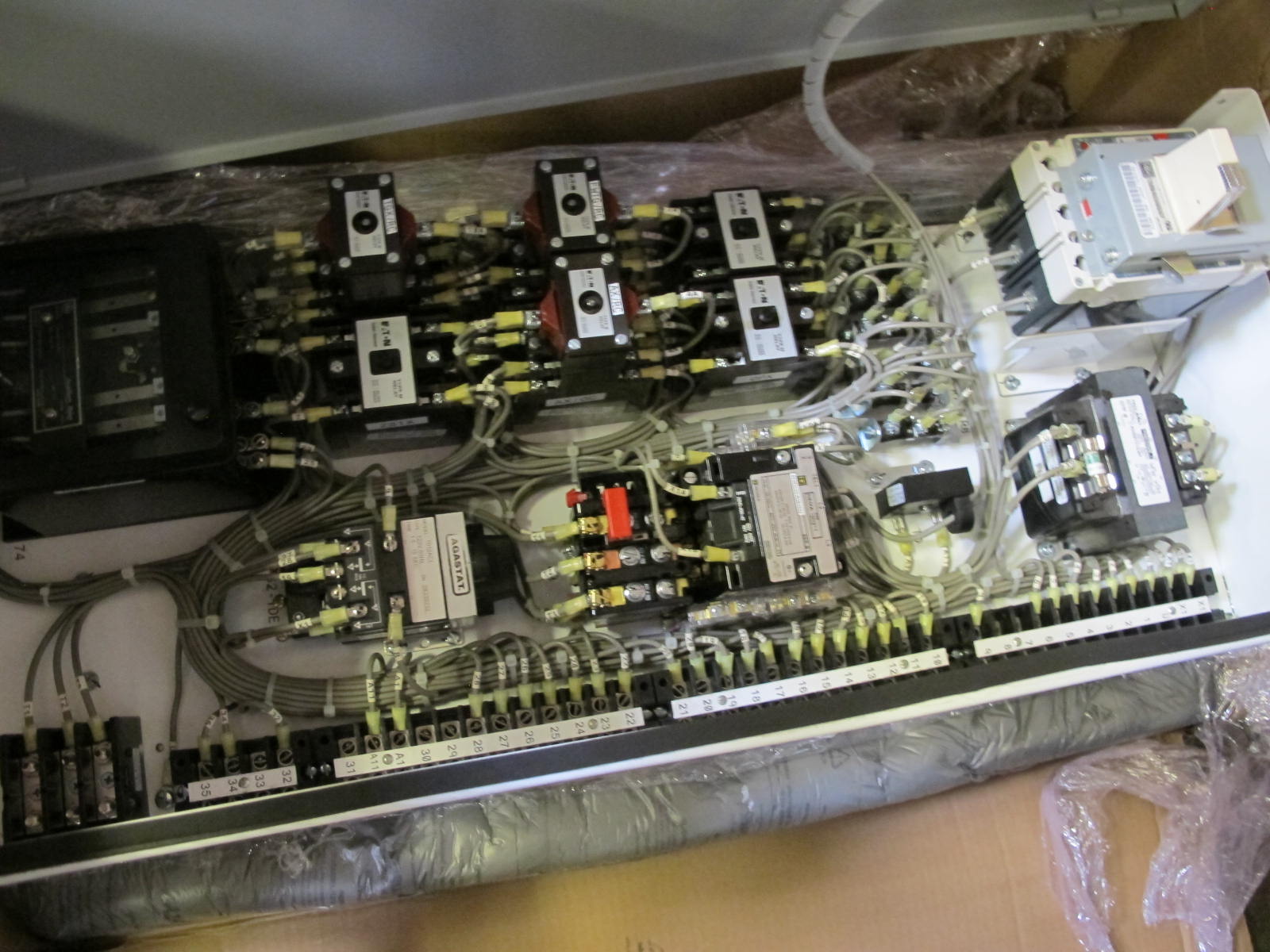 LOT TO INCLUDE NLI STARTERS: (1) STARTER, ELECTRIC MOTOR TYPE, MCC BUCKET KIND, 24"H X 14"W SIZE, 2 NEMA SIZE. COMPLETE WITH DOOR. INCLUDES THE FOLLOWING COMPONENTS: > NEMA SIZE 2 FULL VOLTAGE REVERSING STARTER, WITH   BIMETALLIC OVERLOAD RELAY (INCLUDES THREE HEATERS) > 4NO <(>&<)> 4NCAUXILIARY CONTACTS > 50A MAGNETIC ONLY CIRCUIT BREAKER > 200VA CURRENT POTENTIAL TRANSFORMER > THREE 2500 OHM 25W ADJUSTABLE RESIST, (1) STARTER, ELECTRIC MOTOR TYPE, MCC BUCKET KIND, 36"H X 14"W SIZE, 1 NEMA SIZE. COMPLETE WITH DOOR. INCLUDES THE FOLLOWING COMPONENTS: > NEMA SIZE 1 FULL VOLTAGE NON-REVERSING STARTER,   WITH BIMETALLIC OVERLOAD RELAY (INCLUDES THREE   HEATERS) > 4NO <(>&<)> 4NC AUXILIARY CONTACTS > 7A MAGNETIC ONLY CIRCUIT BREAKER > 200VA CURRENT POTENTIAL TRANSFORMER > SEVEN 2500 OHM 25W ADJUSTABLE, (1) STARTER, ELECTRIC MOTOR TYPE, MCC BUCKET KIND, 18"H X 14"W SIZE, 1 NEMA SIZE. COMPLETE WITH DOOR. INCLUDES THE FOLLOWING COMPONENTS: > NEMA SIZE 1 FULL VOLTAGE REVERSING STARTER   (8736SC07V02BSX2222), WITH BIMETALLIC OVERLOAD   RELAY (INCLUDES THREE HEATERS) > 4NO <(>&<)> 4NC AUXILIARY CONTACTS > 7A MAGNETIC ONLY CIRCUIT BREAKER (HMCP007C0C) > 200VA CURRENT POTENTIAL TRANSFORMER, (1) STARTER, ELECTRIC MOTOR TYPE, MCC BUCKET KIND, 18"H X 14"W SIZE, 1 NEMA SIZE. COMPLETE WITH DOOR. INCLUDES THE FOLLOWING COMPONENTS: > NEMA SIZE 1 FULL VOLTAGE NON-REVERSING STARTER   (8536SC03V02BSX22), WITH BIMETALLIC OVERLOAD RELAY   (INCLUDES THREE HEATERS) > 4NO <(>&<)> 4NC AUXILIARY CONTACTS > 15A MAGNETIC ONLY CIRCUIT BREAKER (HMCP015E0C) > 200VA CURRENT POTENTIAL TRANSFORM. LOCATED AT W-50 . LOADING AND HANDLING FEE $25-441