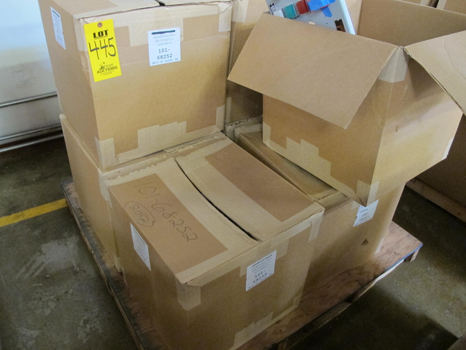 LOT TO INCLUDE NLI STARTERS: (3) STARTER, ELECTRIC MOTOR TYPE, MCC BUCKET KIND, 12"H X 14"W SIZE, 1 NEMA SIZE. COMPLETE WITH DOOR. INCLUDES THE FOLLOWING COMPONENTS: > NEMA SIZE 1 FULL VOLTAGE NON-REVERSING STARTER   (8536SC03V02BSX22), WITH BIMETALLIC OVERLOAD RELAY   (INCLUDES THREE HEATERS) > 4NO <(>&<)> 4NC AUXILIARY CONTACTS > 15A MAGNETIC ONLY CIRCUIT BREAKER (HMCP015E0C) > 150VA CURRENT POTENTIAL TRANSFORM, (3) STARTER, ELECTRIC MOTOR TYPE, MCC BUCKET KIND, 12"H X 14"W SIZE, 1 NEMA SIZE. COMPLETE WITH DOOR. INCLUDES THE FOLLOWING COMPONENTS: > NEMA SIZE 1 FULL VOLTAGE NON-REVERSING STARTER,   WITH BIMETALLIC OVERLOAD RELAY (INCLUDES THREE   HEATERS) > 4NO <(>&<)> 4NC AUXILIARY CONTACTS > 7A MAGNETIC ONLY CIRCUIT BREAKER (HMCP007C0C) > 150VA CURRENT POTENTIAL TRANSFORMER > 18 POINT TERMINAL. LOCATED AT W-50 . LOADING AND HANDLING FEE $25-445