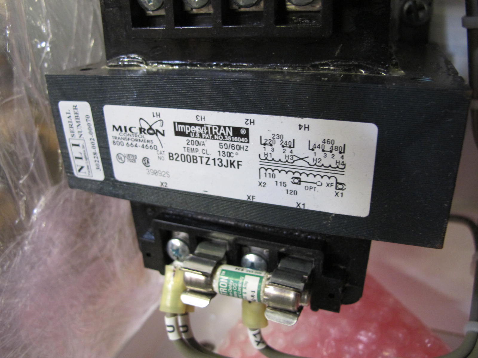 (2) NLI STARTERS, ELECTRIC MOTOR TYPE, MCC BUCKET KIND, 18"H X 20"W SIZE, 1 NEMA SIZE. Complete with door. INCLUDES THE FOLLOWING COMPONENTS: > NEMA SIZE 1 FULL VOLTAGE REVERSING STARTER   (8736SC07V02BSX2121), WITH BIMETALLIC OVERLOAD   RELAY (INCLUDES THREE HEATERS) > 4NO <(>&<)> 4NC AUXILIARY CONTACTS > 15A MAGNETIC ONLY CIRCUIT BREAKER (HMCP015E0C) > 200VA CURRENT POTENTIAL TRANSFORMER. LOCATED AT W-50 . LOADING AND HANDLING FEE $25-453