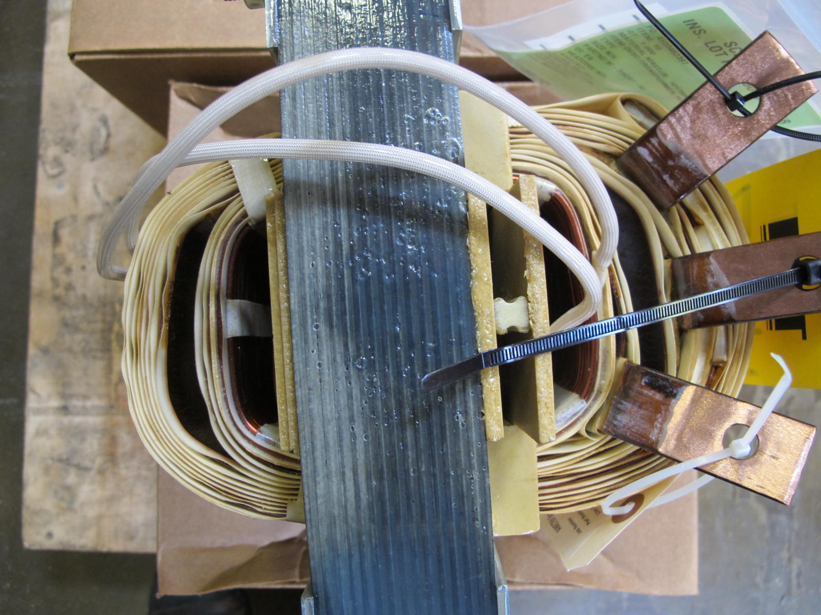 LOT TO INCLUDE: (1) TRANSFORMER, CHOKE TYPE (L704), XSA25, 48.2MHY 400VAC 60HZ , [Y008/9] 025KVA ISL, 480/123/1P/60HZ MODEL 85-IS0250-19, (1) TRANSFORMER, REGULATING TAP TYPE (T702), XAT25 123.5 TAPPED 60HZ , [Y008/9] 025KVA ISL, 480/123/1P/60HZ MODEL 85-IS0250-19. LOCATED AT W-50 . LOADING AND HANDLING FEE $25-457