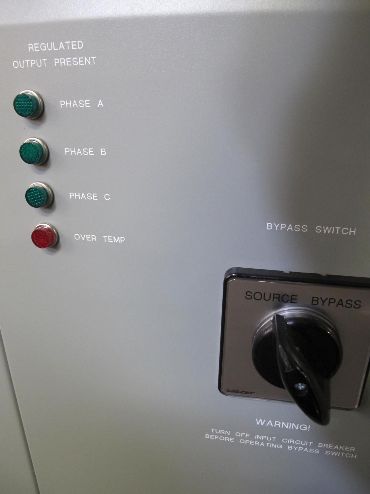 EGS REGULATOR, VOLTAGE TYPE, 208Y/120 AC VOLTS, 30 KVA, 3 PHASE. CONSTANT. LOCATED AT W-50 . LOADING AND HANDLING FEE $25-459