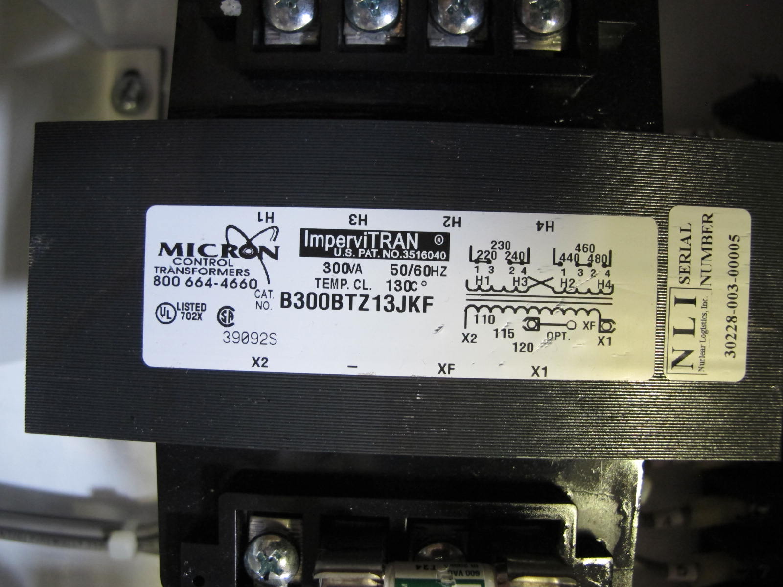 NLI STARTER, ELECTRIC MOTOR TYPE, MCC BUCKET KIND, 36"H X 14"W SIZE, 3 NEMA SIZE. COMPLETE WITH DOOR. INCLUDES THE FOLLOWING COMPONENTS: > NEMA SIZE 3 FULL VOLTAGE NON-REVERSING STARTER,   WITH BIMETALLIC OVERLOAD RELAY (INCLUDES THREE   HEATERS) > 4NO <(>&<)> 4NC AUXILIARY CONTACTS > 100A MAGNETIC ONLY CIRCUIT BREAKER > 300VA CURRENT POTENTIAL TRANSFORMER > TWO 2500 OHM 25W ADJUSTABLE. LOCATED AT W-50 . LOADING AND HANDLING FEE $25-461