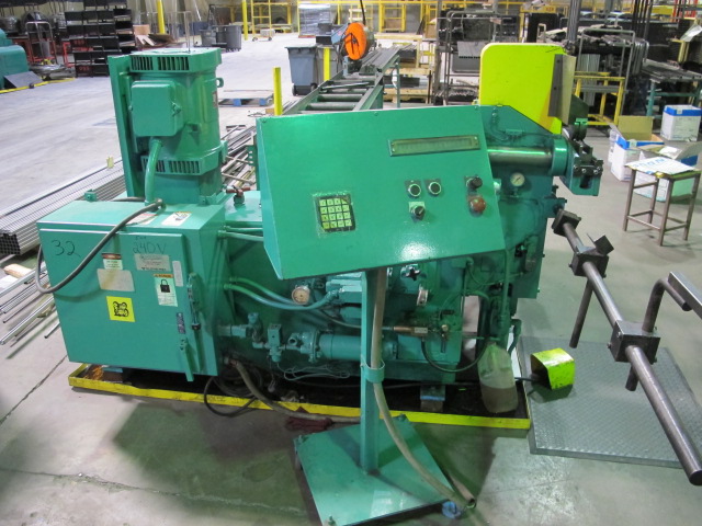 PINES VERTICAL TUBE BENDER, MODEL 5T, BENDING CAPACITY: 1" X .065", 5/8" ROUND BAR, 100 DEGREES MAX. ANGLE, DIGITAL DIAL-A-BEND CONTROL, S/N 34592-10