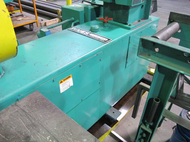 PINES VERTICAL TUBE BENDER, MODEL 5T, BENDING CAPACITY: 1" X .065", 5/8" ROUND BAR, 100 DEGREES MAX. ANGLE, DIGITAL DIAL-A-BEND CONTROL, S/N 34592-10