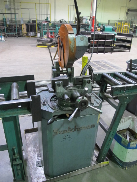 SCOTCHMAN SAW, MODEL 350HT GEARED HEAD 14î COLD SAW, S/N 817101006-12