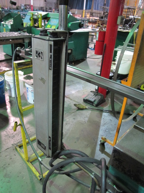 KOMATSU PUNCH PRESS, MODEL 80, OBS  80 TON CAPACITY, HYDRAULIC, 23î X 39î BOLSTER, SAFETY CURTAINS, DUAL PALM BUTTONS-13