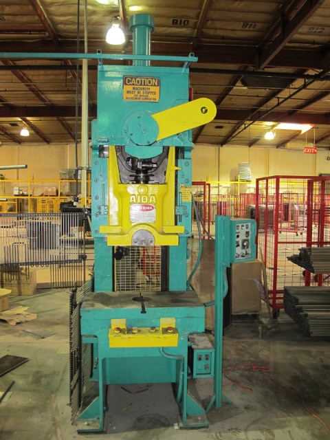 AIDA PUNCH PRESS MODEL, PC-5 (2), OBS, 55 TON, 70 SPM, 34î X 17î BOLSTER, 18î X 3Í SLIDE, S/N 15203-1610-15
