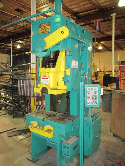 AIDA PUNCH PRESS MODEL, PC-5 (2), OBS, 55 TON, 70 SPM, 34î X 17î BOLSTER, 18î X 3Í SLIDE, S/N 15203-1610-15
