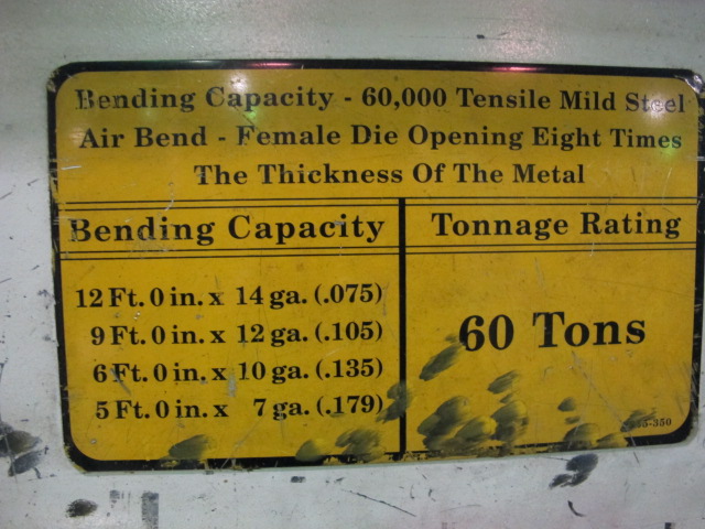 WYSONG HYDRAULIC PRESS BRAKE, MODEL MT18-104, 10' X 60 TON CAPACITY, 6î STROKE, 9î ADJUSTMENT, 15î DIE SPACE, AUTOGAGE G24 BACKGAUGE, DUAL PALM CONTROL ON PEDESTAL STAND, ELECTRIC FOOT PEDAL,  STI MINI SAFE MS4400 SERIES LIGHT SAFETY CURTAINS, S/N MTH60-120-3
