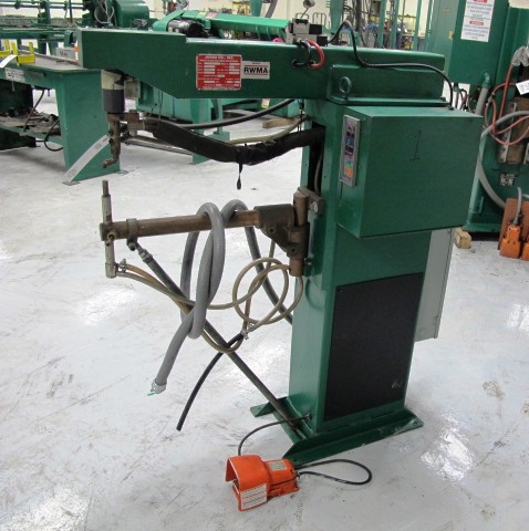 JANDA PRESS TYPE SPOT WELDER, MODEL R-40-24, 40 KVA, 20î ARMS, JANDA 400V DIGITAL CONTROL-30