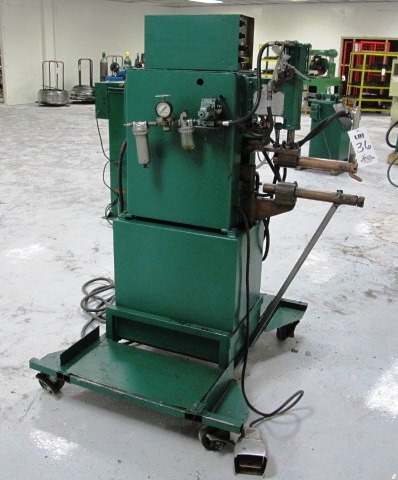 ACME PRESS TYPE SPOT WELDER, MODEL PROP-6-30, 30 KVA, 6î ARMS, S/N 11959-36