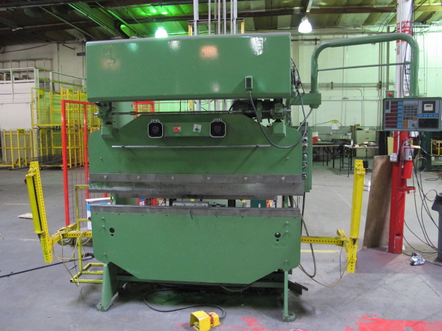 PACIFIC PRESS BRAKE, MODEL 35-6, 14 GAGE X 6î CAPACITY, 23 TON, MANUAL BACK GAGE, DUAL PALM CONTROL ON RAM, S/N: 1311P-4