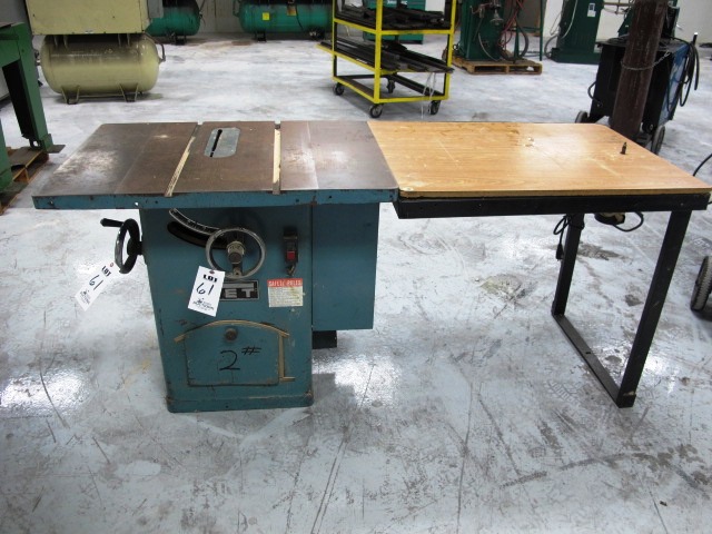 DELTA UNISAW TABLE SAW, MODEL V-200, S/N 05F106125-60