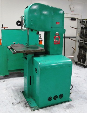 DOALL SAW VERTICAL BAND SAW, MODEL DBW 15, 16î THROAT, BLADE, WELDER, GRINDER, S/N 277-69398-63