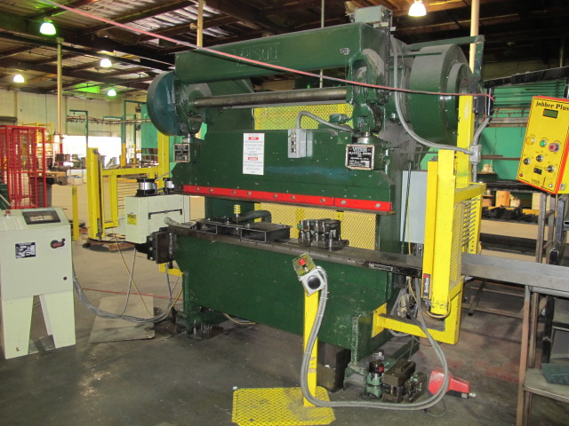 VERSON PRESS BRAKE, 50 TON x 6', SAFE SCAN 9 SAFETY CURTAINS, PEDESTAL CONTROL, DUAL PALM BUTTONS-7