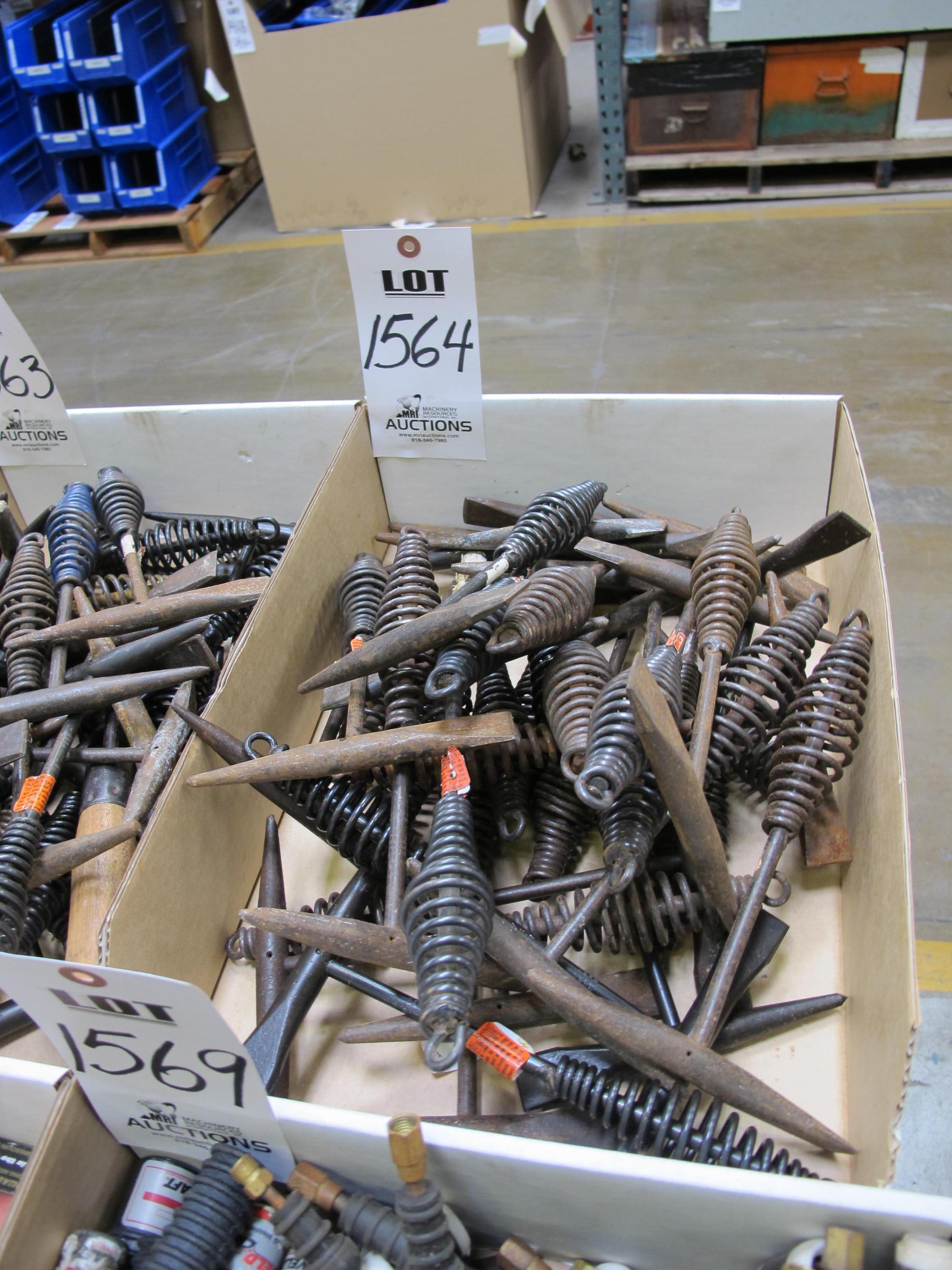 LOT TO INCLUDE: BUTCHER BLOCK TABLE TOP 72"L X 30"W, (1) LISTA 6 DRAWER CABINET WITH MISC. CONTENTS, (1) LISTA 7 DRAWER CABINET WITH MISC. CONTENTS. LOADING & HANDLING $15-1708