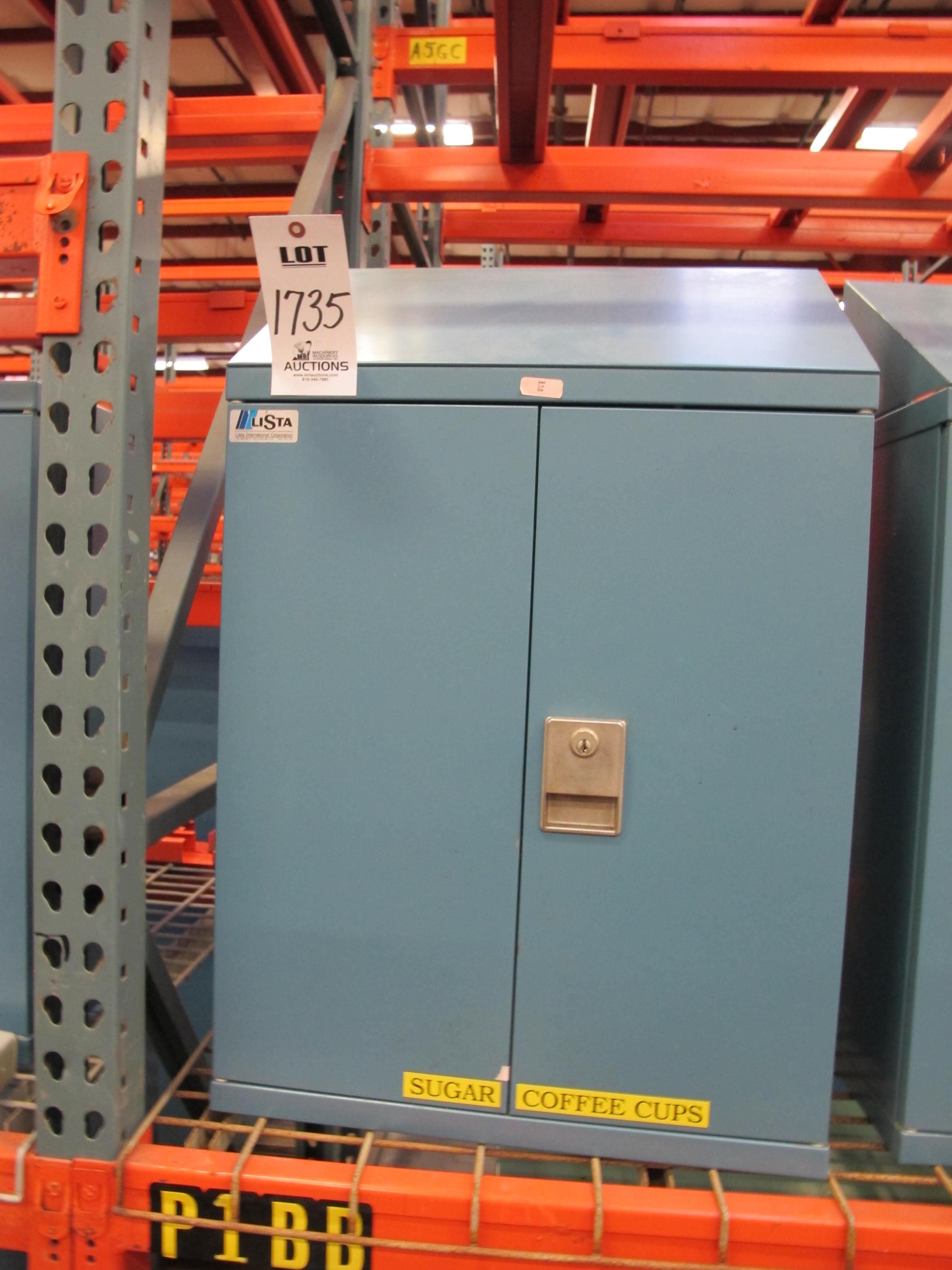LISTA 1 SHELF LOCKER CABINET. LOADING & HANDLING $5-1735