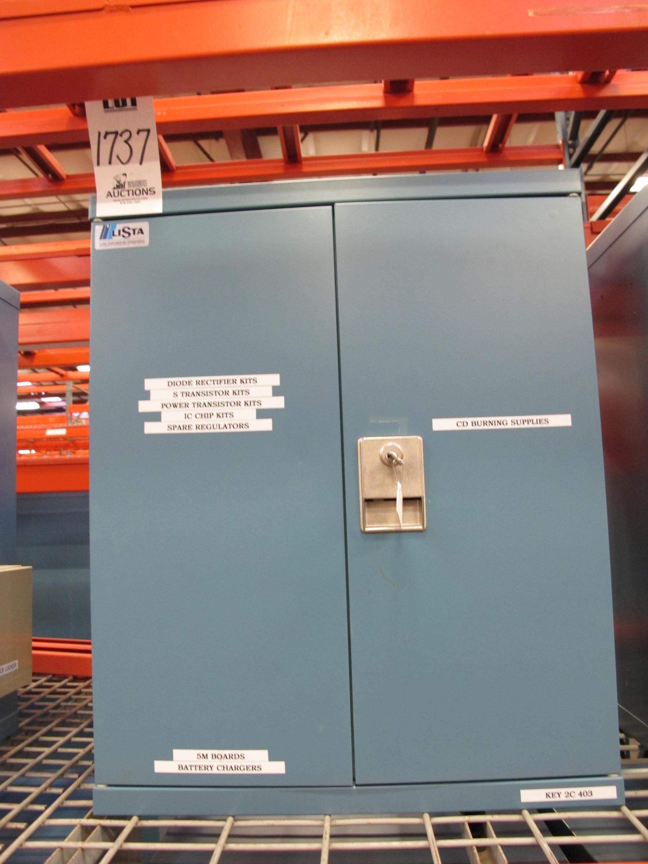 LISTA 1 SHELF LOCKER CABINET. LOADING & HANDLING $5-1737